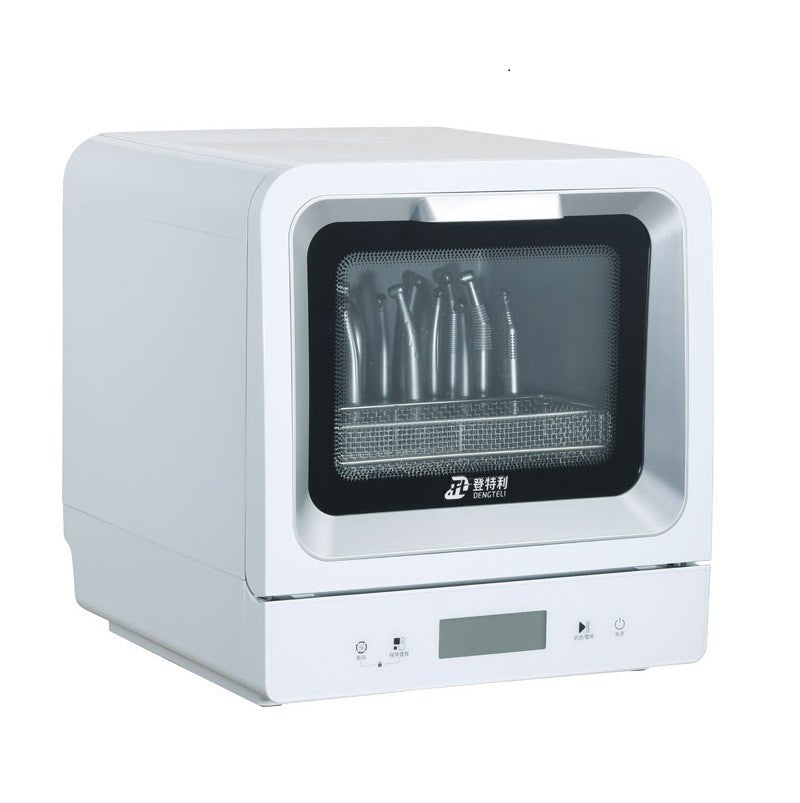 Clean-40 bench-top dental instrument washer with handpiece rack