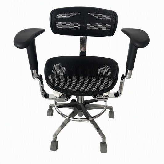 DTL-ZY-39 Mesh Ventilated Dual-Armrest Surgeon's Stool