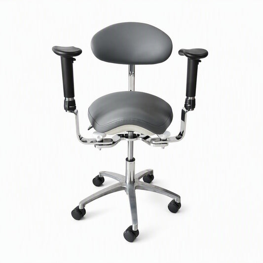 DTL-ZY-38 Saddle Seat Dual-Armrest Surgeon's Stool